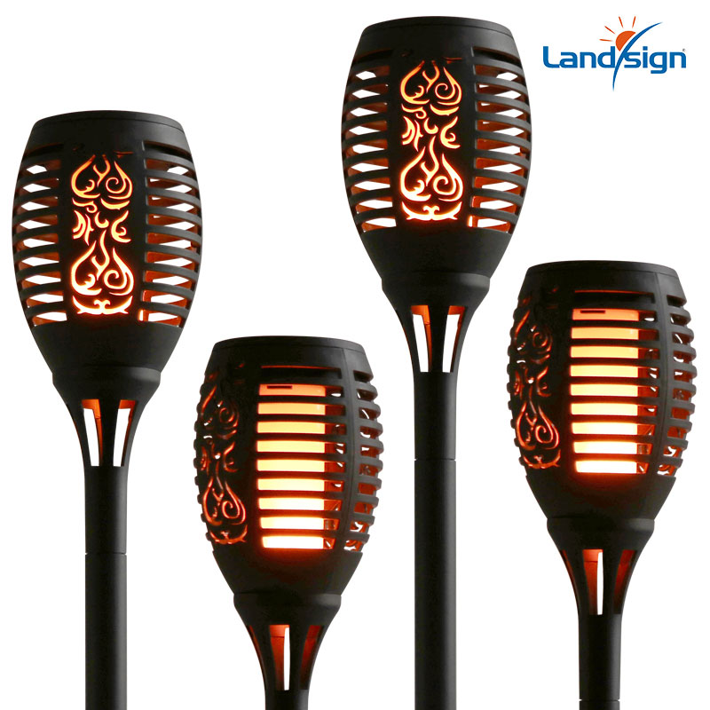 Lampu Solar Flame Flickering