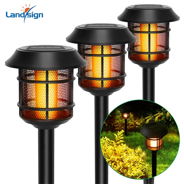 Lampu obor lanskap luar surya